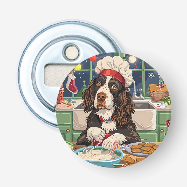 Décapsuleur English Springer Spaniel Pâtisserie des Fêtes : Fe (Devant)