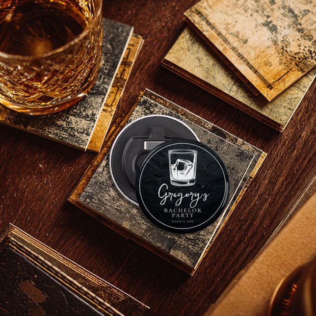 Décapsuleur Enterrement de vie de garçon moderne et élégant (Créateur téléchargé)