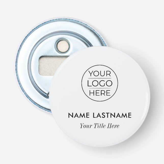 Décapsuleur Entreprise de Logo Moderne (Devant)