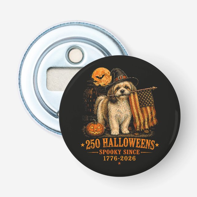 Décapsuleur Épouvantable 250 Halloween Shih Tzu Patriotique 17 (Devant)