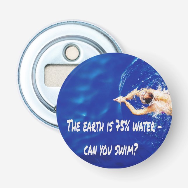 Décapsuleur Équipe de natation Siwmming Amour de nager Piscine (Devant)
