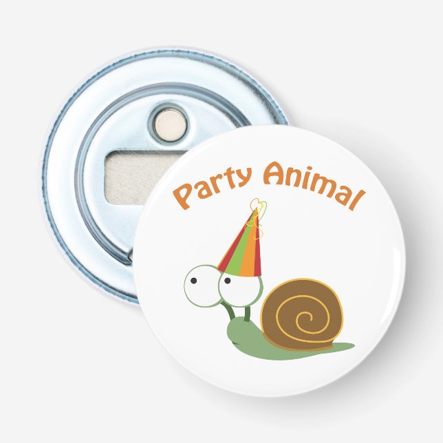 Décapsuleur Escargot animal de fête (Devant)