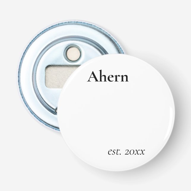 Décapsuleur Est. Newlyweds (Devant)