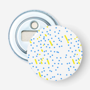 Décapsuleur Étoile filante à pois bleus 