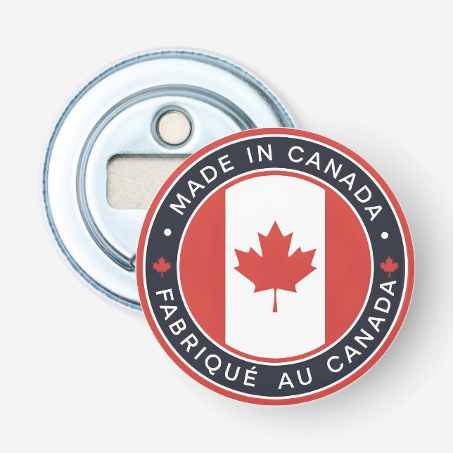 Décapsuleur Fabriqué au Canada (Devant)