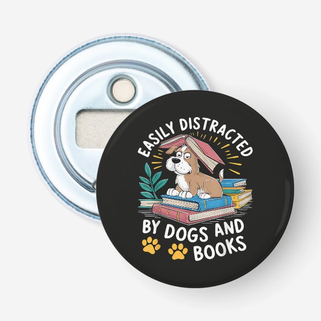 Décapsuleur Facilement distrait par les chiens et les livres D (Devant)