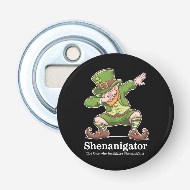 Décapsuleur Farceur de la Saint-Patrick qui fait le dabbing (Devant)