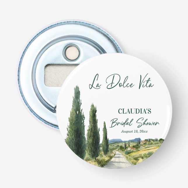 Décapsuleur Faveur de mariage italien La Dolce Vita (Devant)