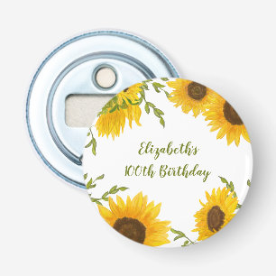 Décapsuleur Favori de fête d'anniversaire des 100 ans Tourneso