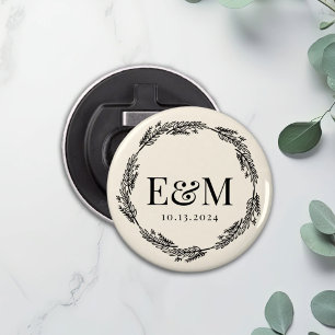 Décapsuleur Favori de mariage bouton personnalisé de couronne 