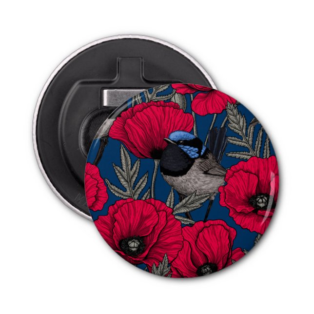 Décapsuleur Fée et pavots (Devant)