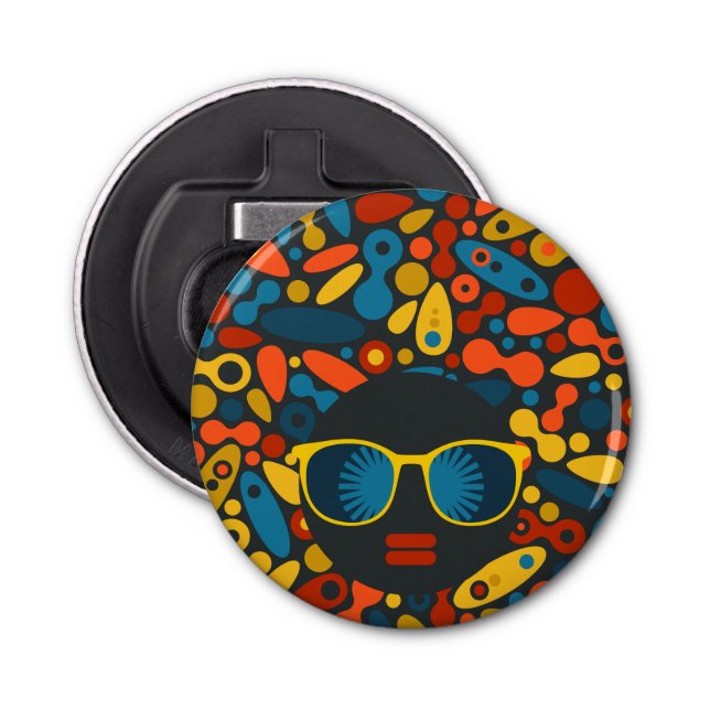 Décapsuleur Femme à tête noire #1 (Devant)