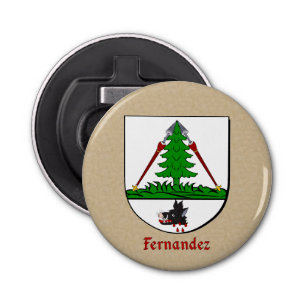 Décapsuleur Fernandez Heraldic Armoiries sur le parchemin Styl