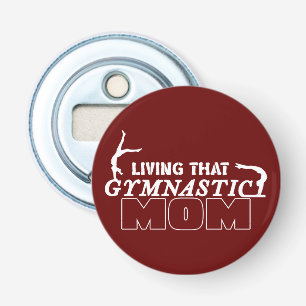 Décapsuleur Fête d'anniversaire de gymnastique en tumbling pou