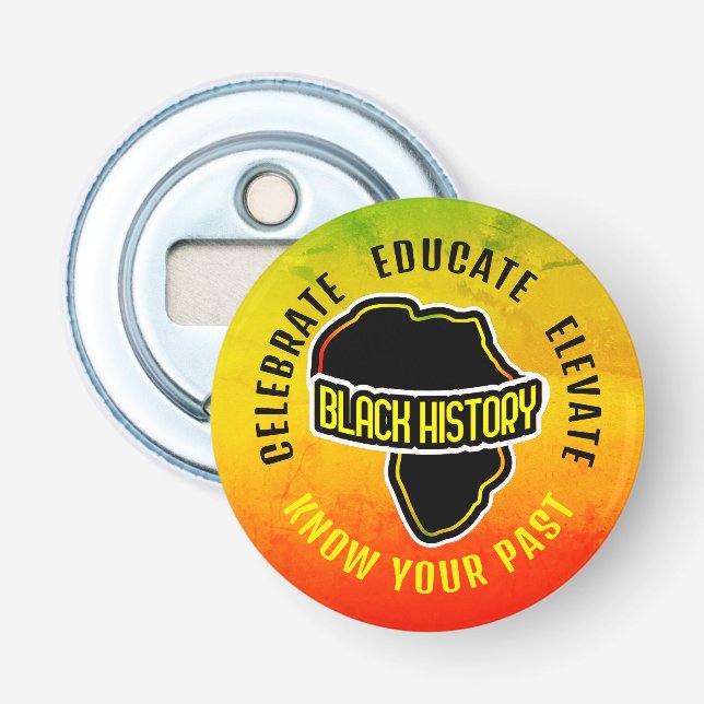 Décapsuleur fêter le mois de l'histoire noire (Devant)
