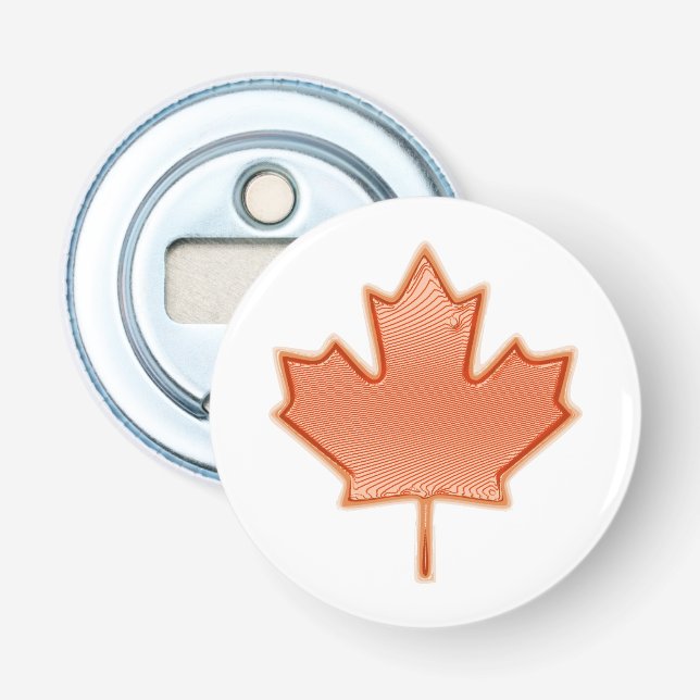 Décapsuleur Feuille d'érable du Canada (Devant)