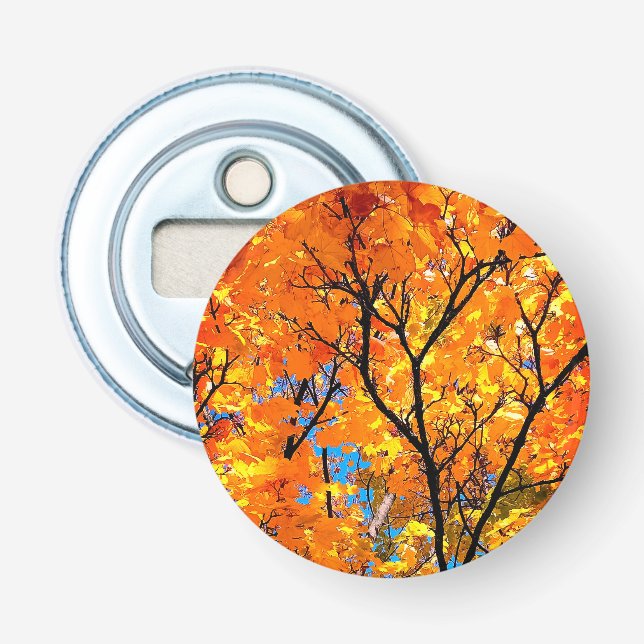 Décapsuleur Feuille orange (Devant)