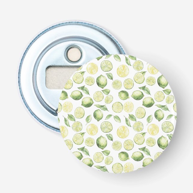 Décapsuleur Feuilles de limes vertes Fruit (Devant)