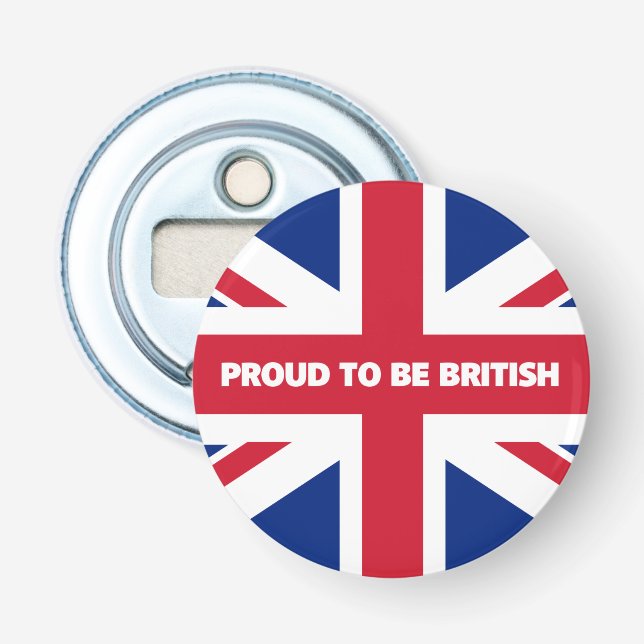 Décapsuleur Fier d'être britannique (Devant)