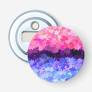 Décapsuleur Fière Omnisexualité Groovy Boho Excentrique Floral