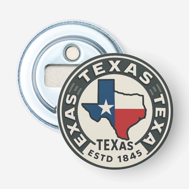 Décapsuleur fierté de l'État du Texas (Devant)