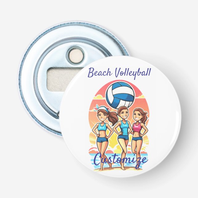 Décapsuleur Filles de beach volley Thunder_Cove (Devant)