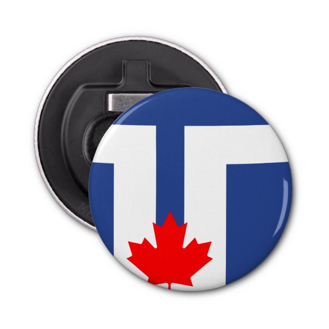 Décapsuleur Flag of Toronto, Ontario Bottle Opener (Devant)