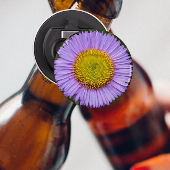 Décapsuleur Fleabane violet Daisy Floral (In Situ Beer Bottle)