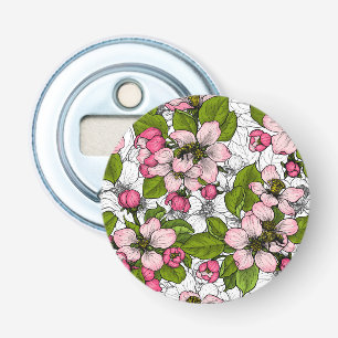 Décapsuleur Fleur de pomme sur blanc