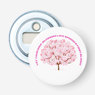 Décapsuleur Fleur de sérénité – Arbre floral rose Art