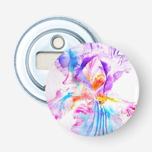 Décapsuleur Fleur d'iris pourpre Faveur de mariage Fleur flora