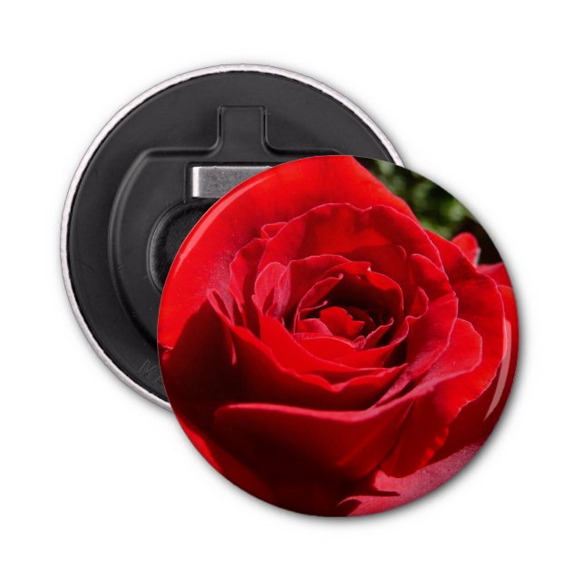 Décapsuleur Fleur rose rouge vif Belle florale (Devant)