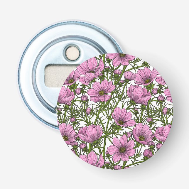 Décapsuleur Fleurs Cosmos roses (Devant)