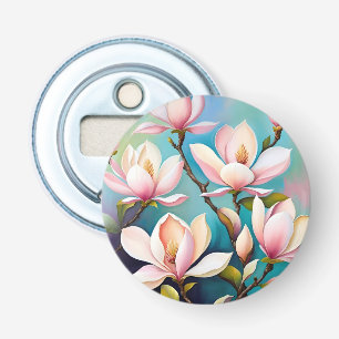 Décapsuleur Fleurs de magnolia rose