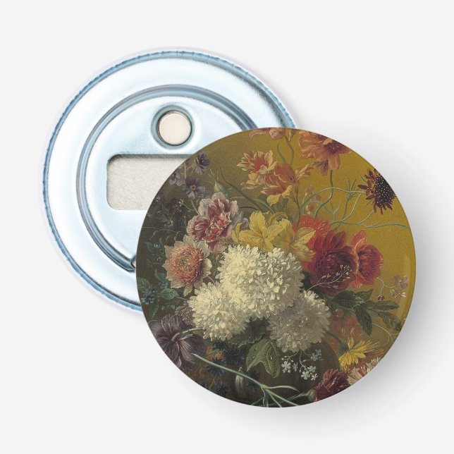 Décapsuleur Fleurs de maître hollandais antique Georgius van O (Devant)