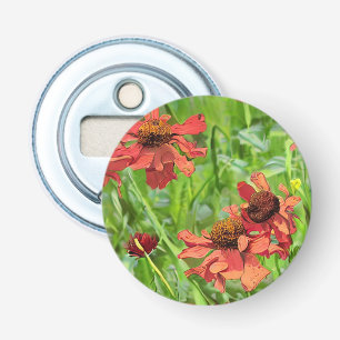 DÉCAPSULEUR FLEURS DE RUDBECKIA ROUGES