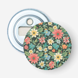 Décapsuleur Fleurs printanières colorées