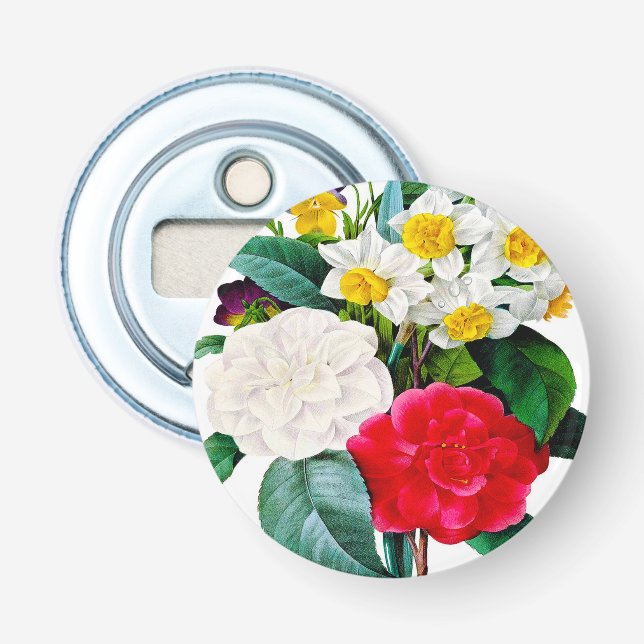 Décapsuleur Fleurs vintages (Devant)