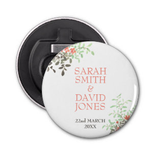 Décapsuleur Floral peint