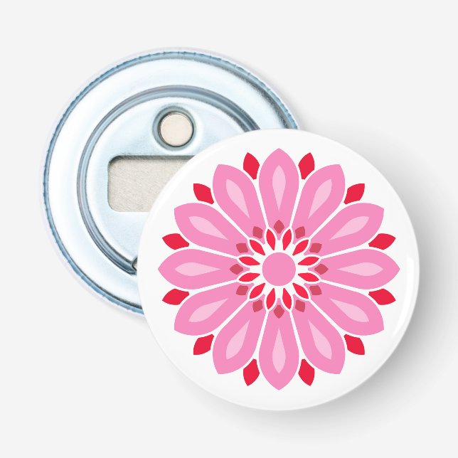 DÉCAPSULEUR FLOWER CADEAU MARI FEMME PETIT AMI (Devant)