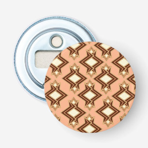 Décapsuleur Fond d'écran Art Déco Motif, corail et Brown
