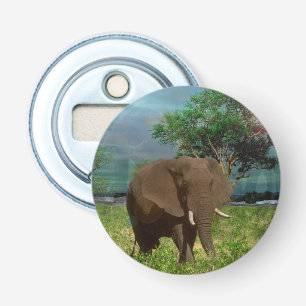 Décapsuleur "Force sereine : Le taureau éléphant paît"