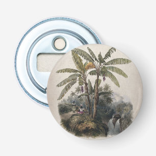 Décapsuleur Forêt de bananiers tropicaux antiques   Bota vinta