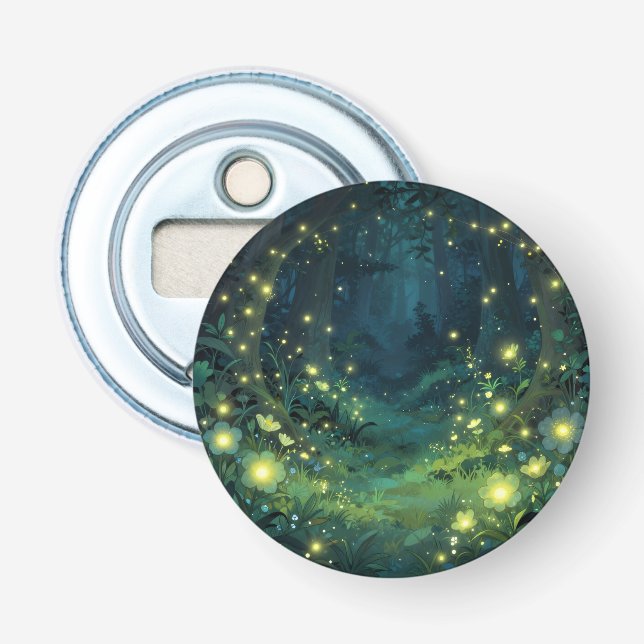 Décapsuleur Forêt Enchantée Lueur Nuit Magique (Devant)