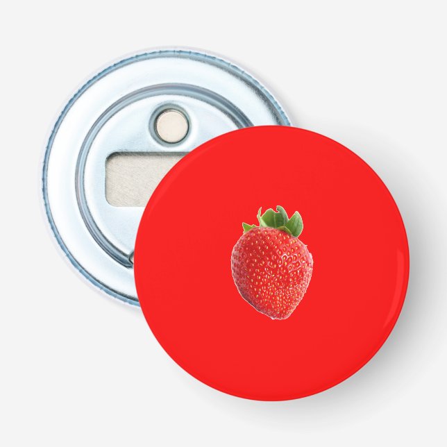 Décapsuleur Fraise d'été (Devant)