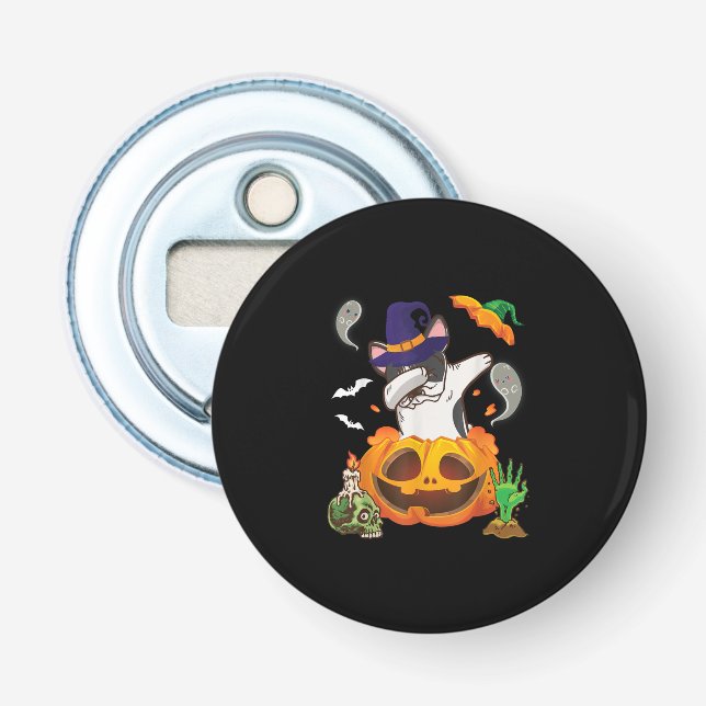 Décapsuleur French Bulldog Dabbing Pour Ouvrir Halloween Citro (Devant)