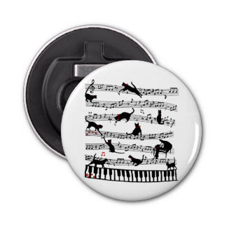 Décapsuleur Funny Chat Music Note, Cadeau Pour Piano Player, M