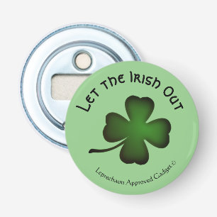 Décapsuleur Funny Leprechaun Approuvé à laisser les Irlandais 