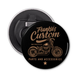 Décapsuleur Garage de motocyclette Bobber personnalisé