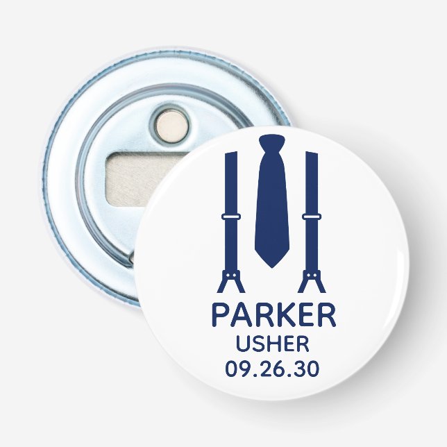 Décapsuleur Garde Blue Cravate (Devant)